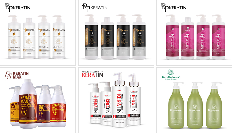 Keratin Organic Salon Hair Care Product