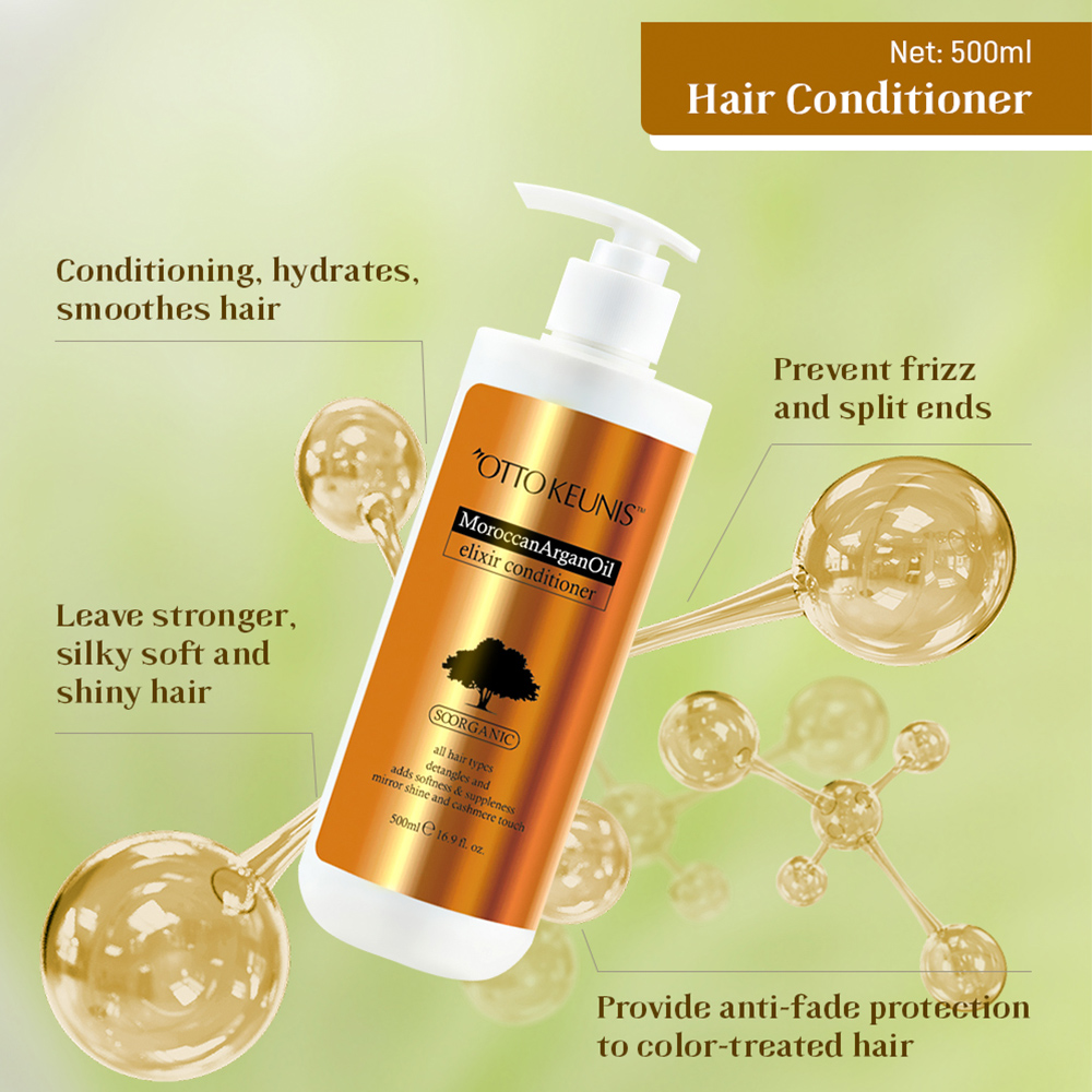 Professional Manufacturer Customization Private Label Salon Use Argan Oil Treatment Hair Care Shampoo Set for All Hair