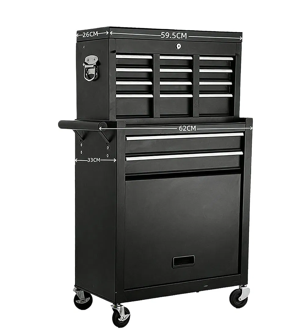 Professional Rolling Barber Station with Lockable Casters