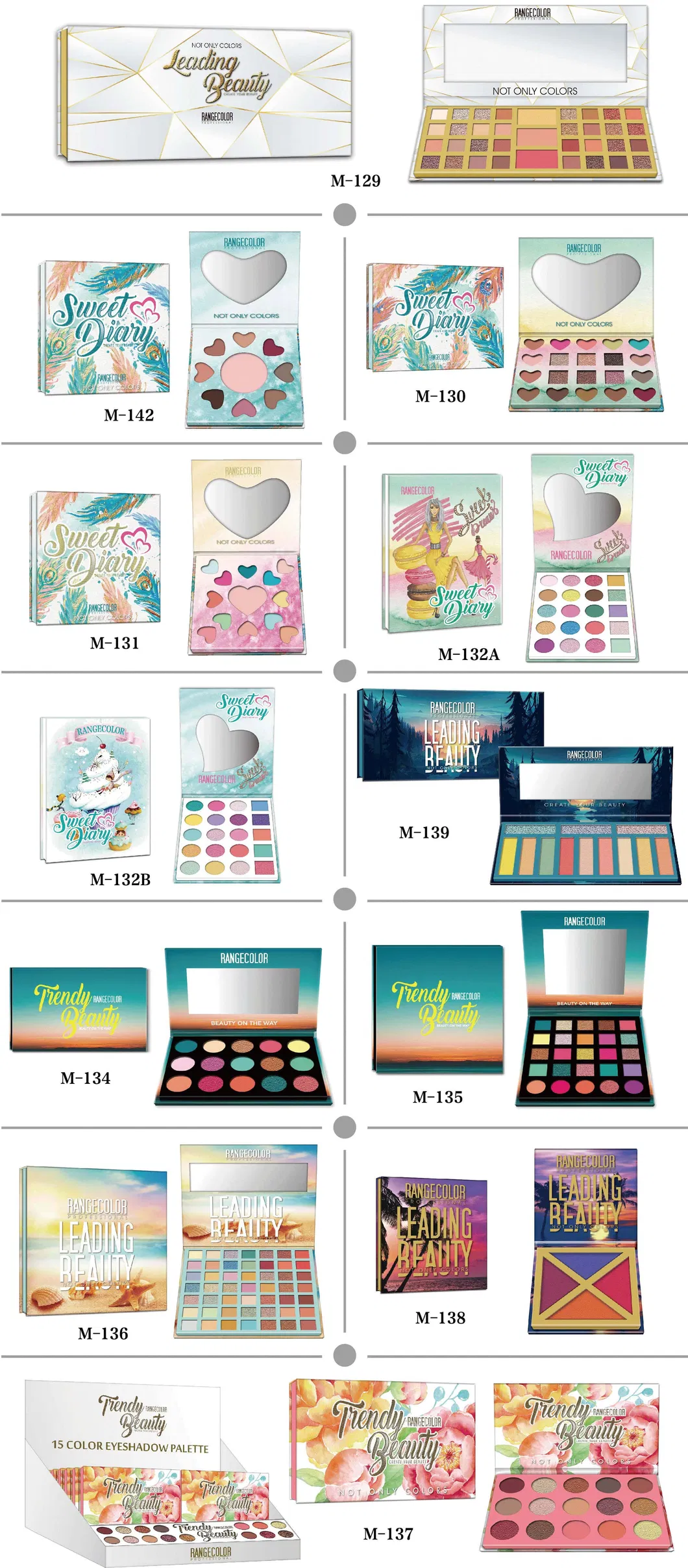 Professional 24 Color Eyeshadow Palette, High Pigment, Long Lasting Customized Formula, Professional Cosmetic Manufacturer, Private Label