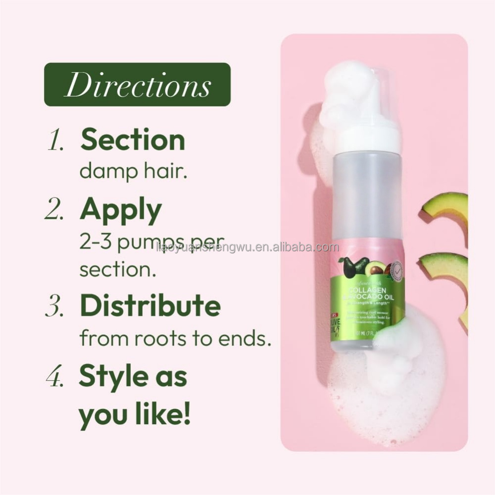 Find Similar Icon Private Label Curly Hair Products Frizz Free Curl Moisturizing Curly Hair Mousse