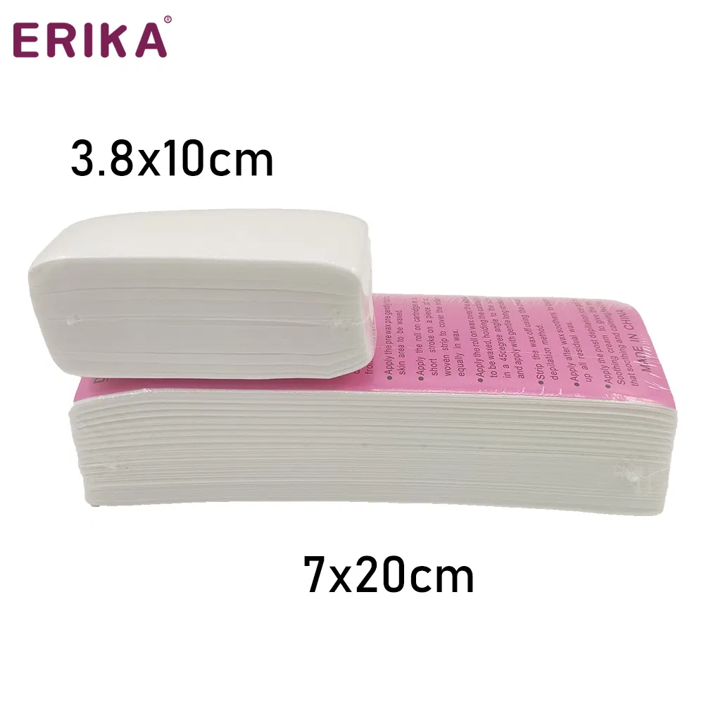 Custom Small Size Disposable Depilatory Wax Paper Strips Hair Removal Waxing Facial Strips for Eyebrows