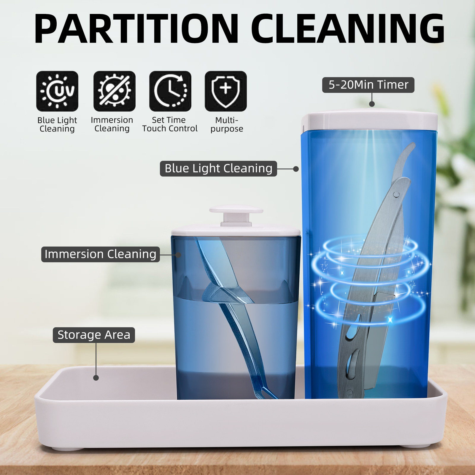 New Product Barbers Sanitizing Jar Salon Equipment Sterilizer Hairdressing Tools Disinfection Cup