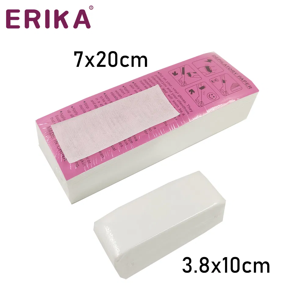 Custom Small Size Disposable Depilatory Wax Paper Strips Hair Removal Waxing Facial Strips for Eyebrows