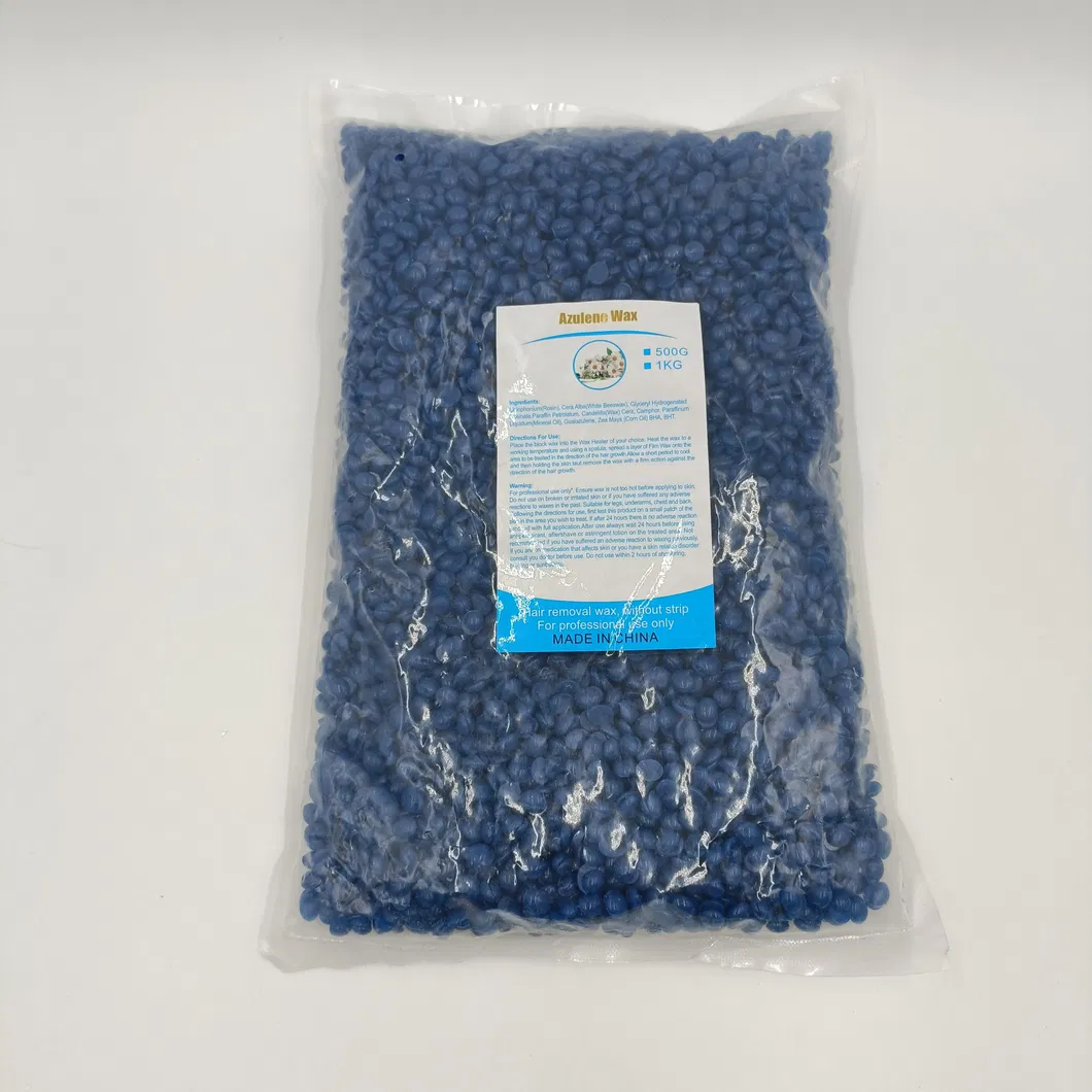 Private Label Hard Wax Beans 1000g Depilatory Waxing Products for Hair Removal for SPA