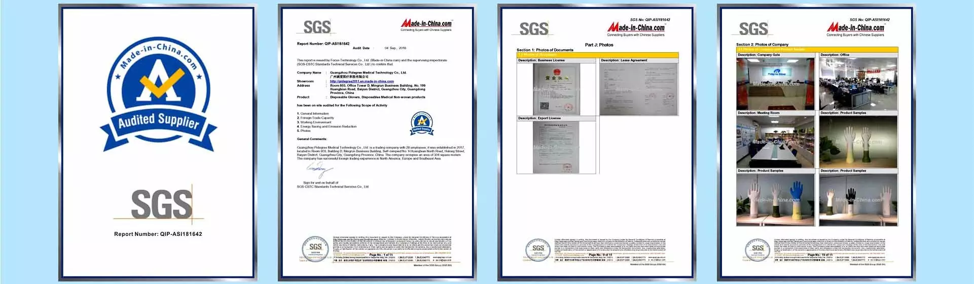 Product Quality Certifications