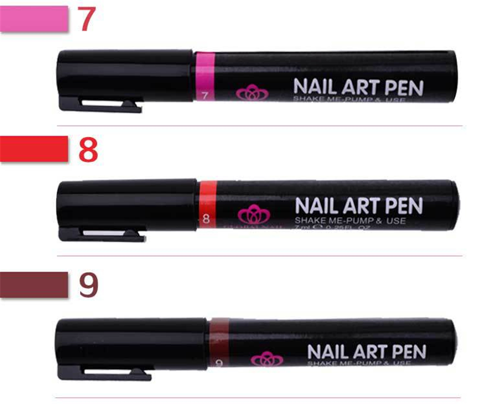 16 Color Nail Art Painting Pen Tool Nail Care Products for Nail Beauty