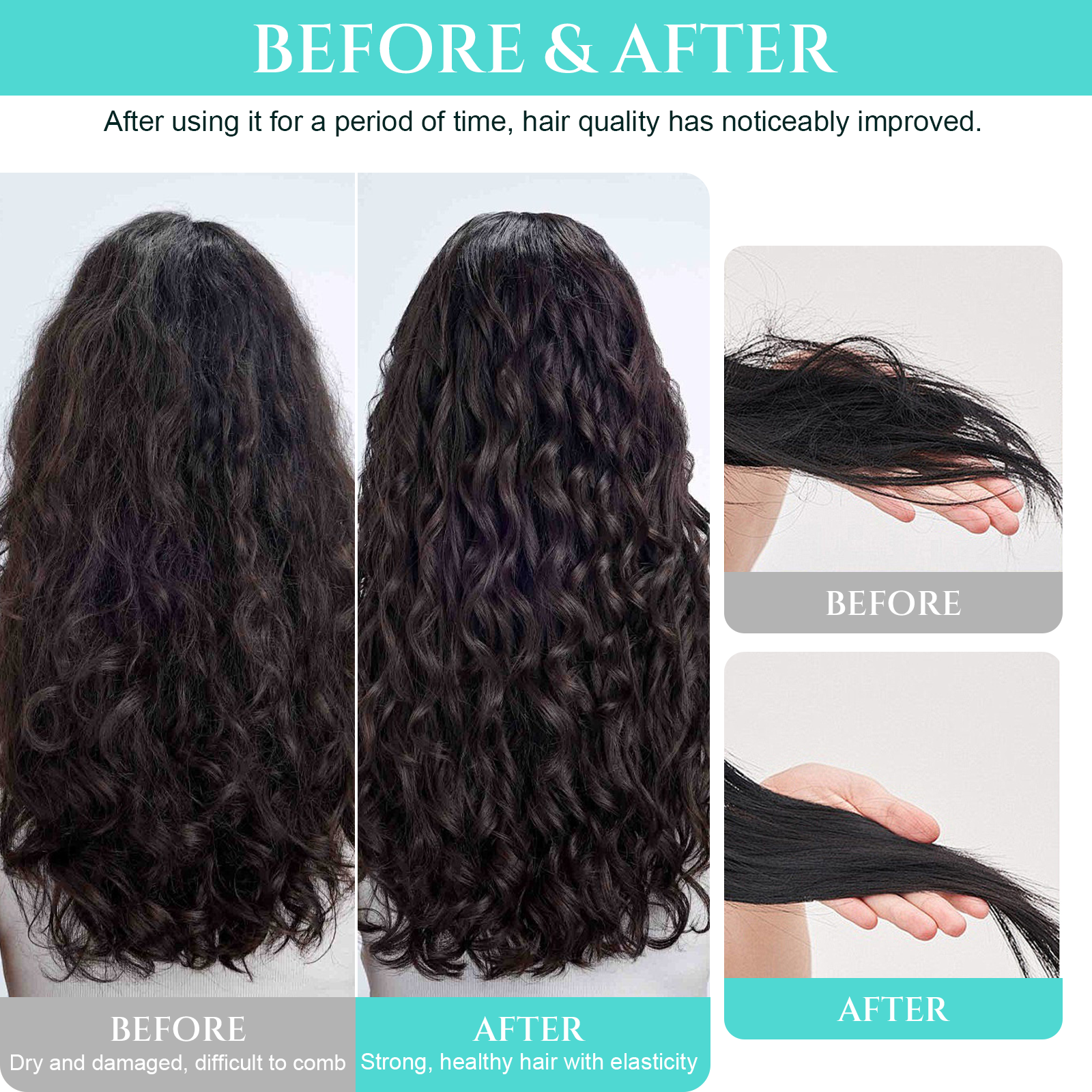 FORHEART Organic Salon Shampoo &amp; Conditioner Set with Argan Oil &amp; Keratin for Repairing Damaged Hair-OEM/ODM Private Label