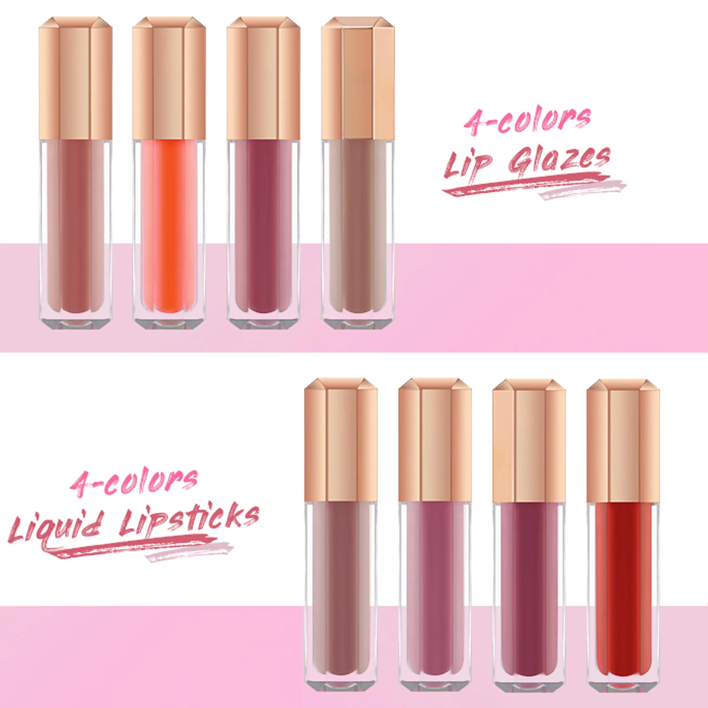 Professional Cosmetics16 PCS Makeup Set for Lip Glaze &Lip Oil&amp; Lip Gloss Collection