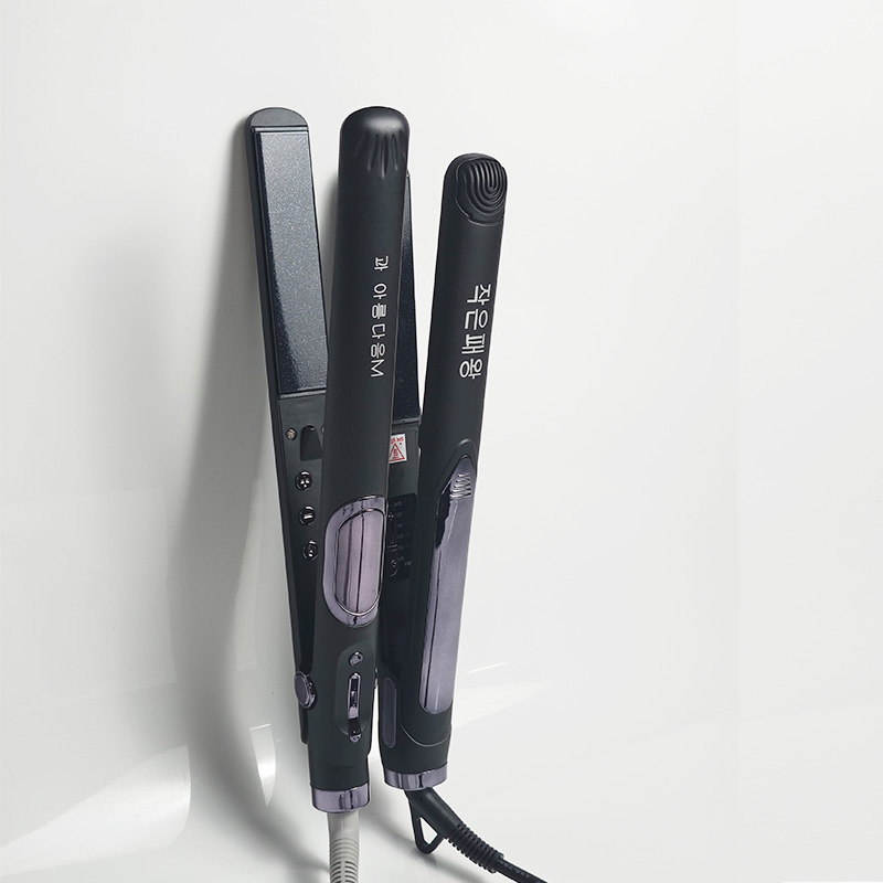 Cross-Border New Six Gears Straightening Splint Extreme Heating Curling Straight Hair Dual-Purpose Splint Barber Store