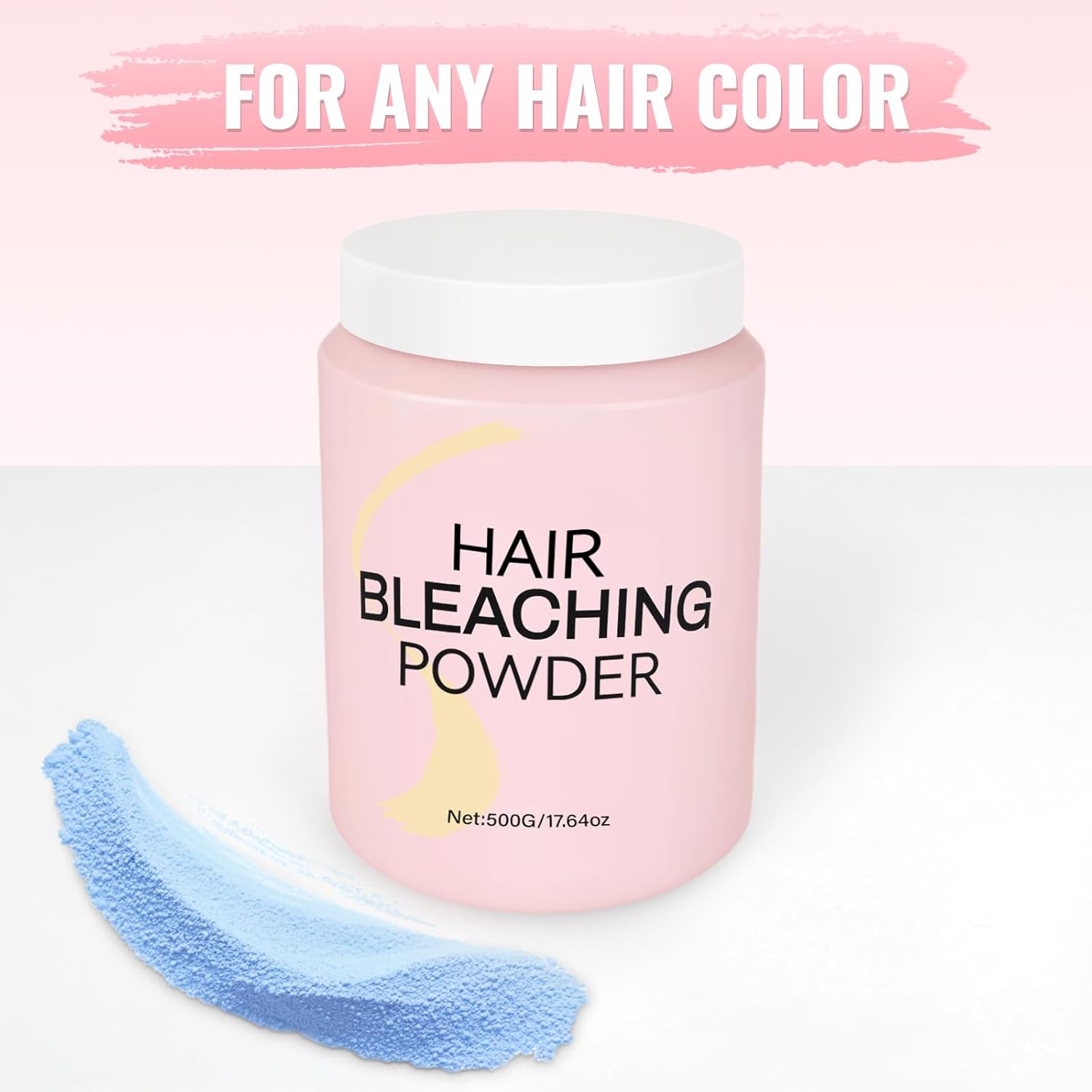 Runjia Newly Launched Professional 9-Level Performance 500g Semi-Permanent Hair Bleaching Powder High Quality Salon Use