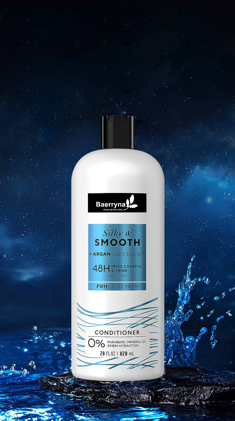 Custom Private Label Luxury Hair Care Set Daily Moisturizing Nourishing Smoothing Shampoo Conditioner Infused Argan Oil Hair