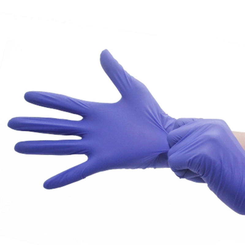 Wholesale Strong Nitrile Disposable Medical Examination Glovees Powder Free Diamond Textured Nitrile Glovees Exam Powder Free