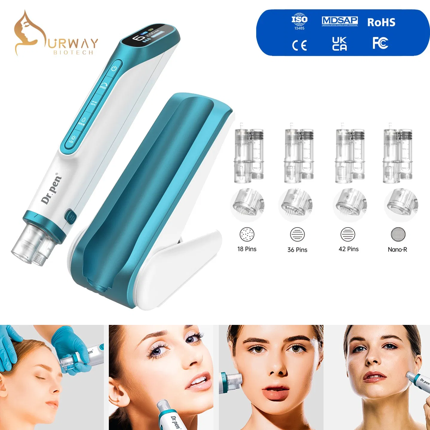 Dr Pen H6 Wireless Microneedling Pen for Professional Skincare