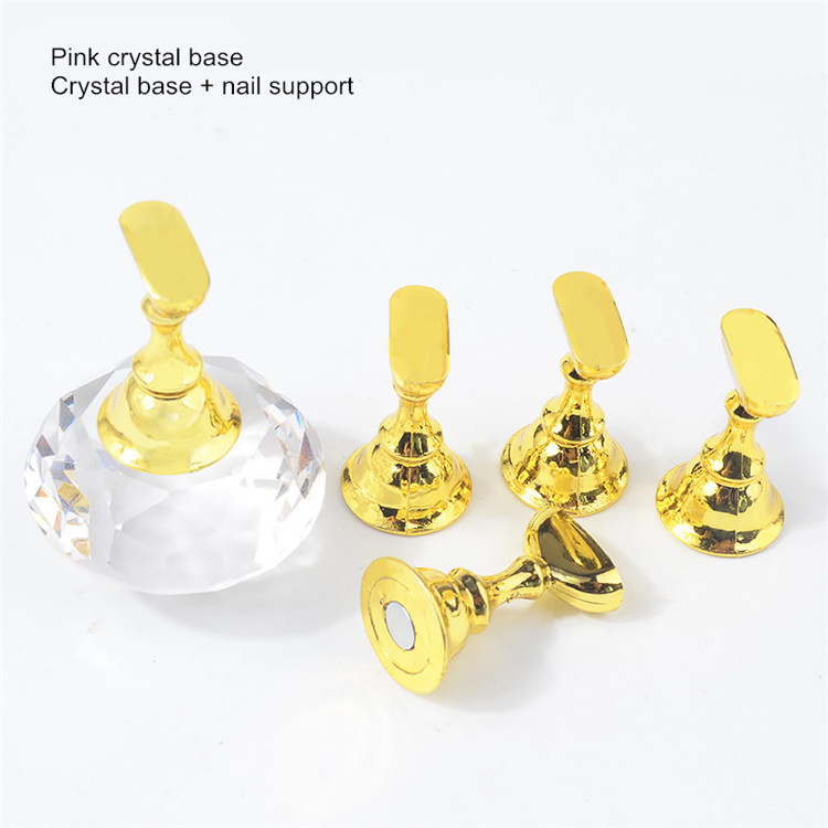 Nail Care Salon Practice Jacquard Tool Products, Manicure Pedicure Training Magnetic Display Support Nail Supplies