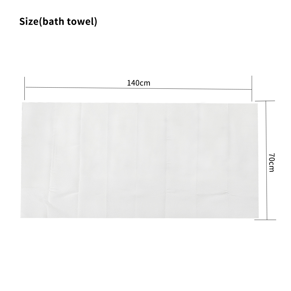 Large Big Size Absorbent Non Woven Soft Drying Disposable Hand Skin Facial Cleaning Body Wash Bath Towel Set for Beauty Salon