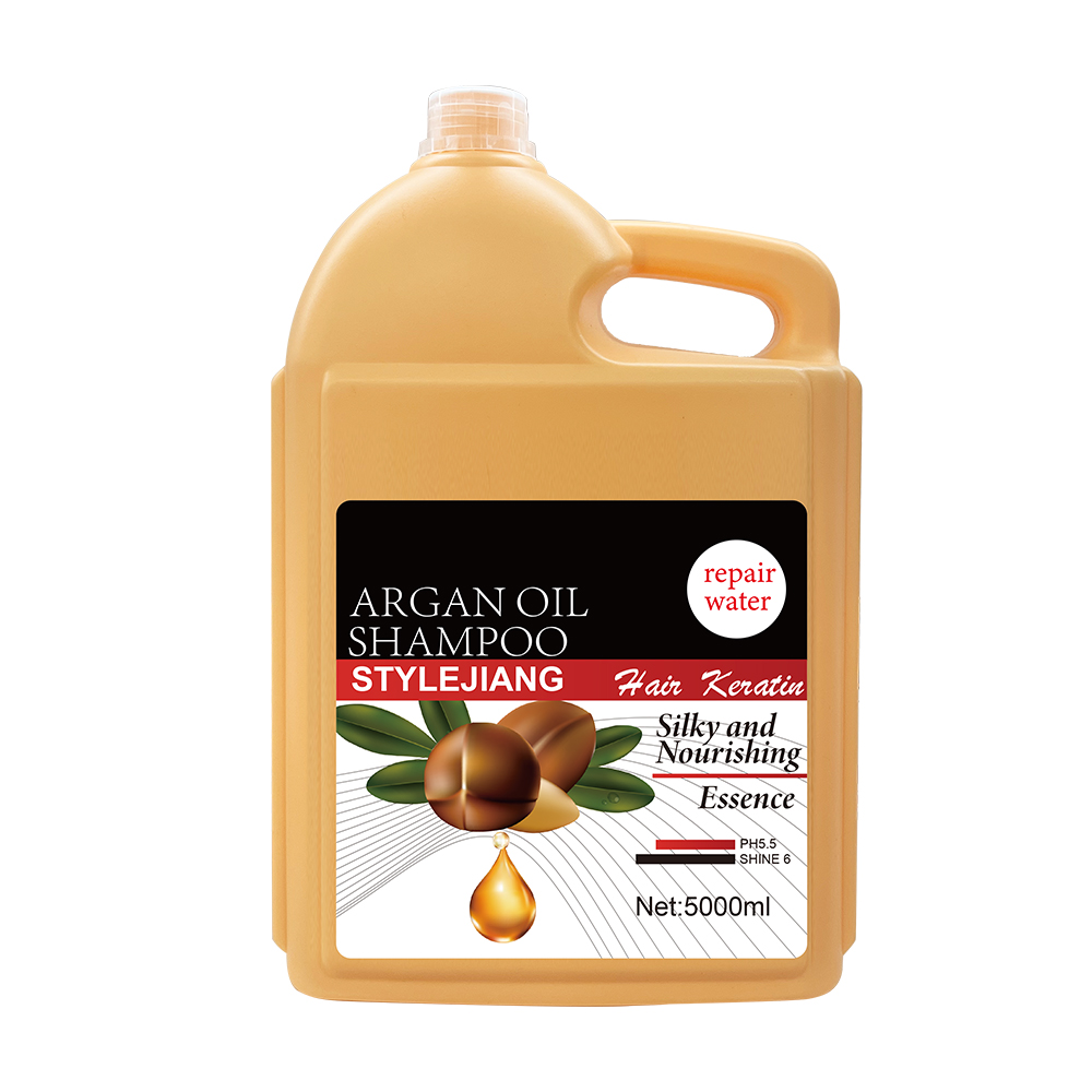 Salon Use Organic Big Volume 5L Cream Shampoo &amp; Conditioner Hair Care Set Argan Oil Sulfate Free Silky Nourishing 2-in-1 Formula