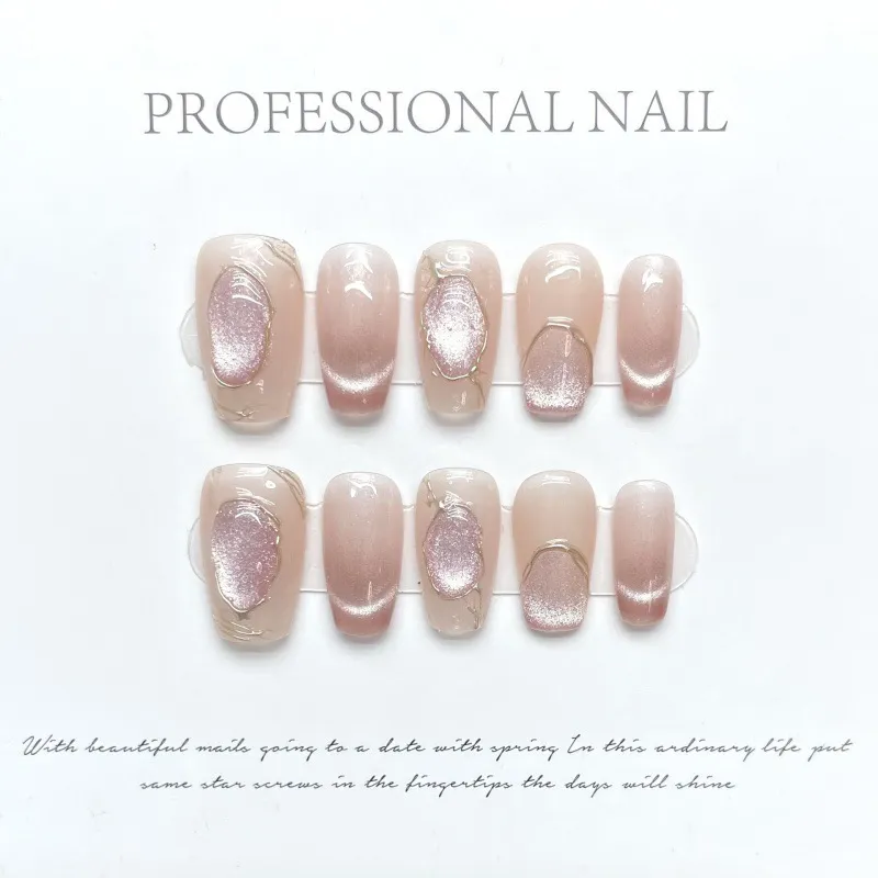 Nail Beauty Salon Manicure Patches Handmade Artificial Nail Acrylic Nail Products