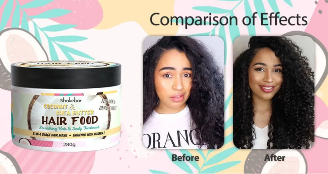 Professional Hair Care Product Sulfate Free Caster Oil Hair Food with Private Label