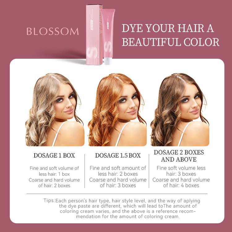 Private Label Low Ammonia TOP NEW Hair Salon Products 42 Colour Permanent Hair Dye Cream Organic Hair Color