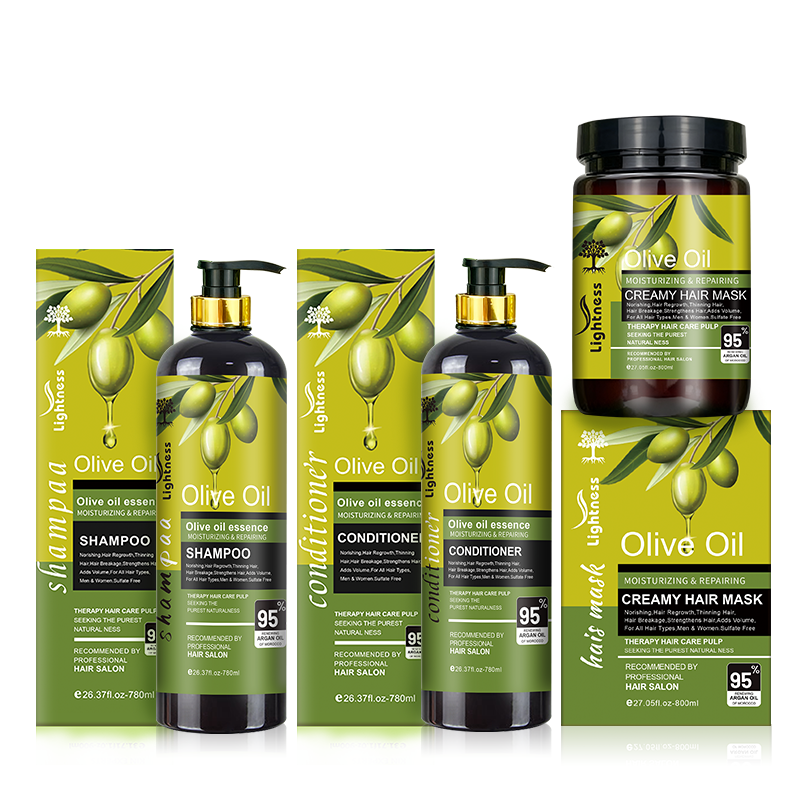 Lightness Olive Oil Essence Shampoo and Conditioner Therapy Hair Care Pulp Recommended by Professional Hair Salon