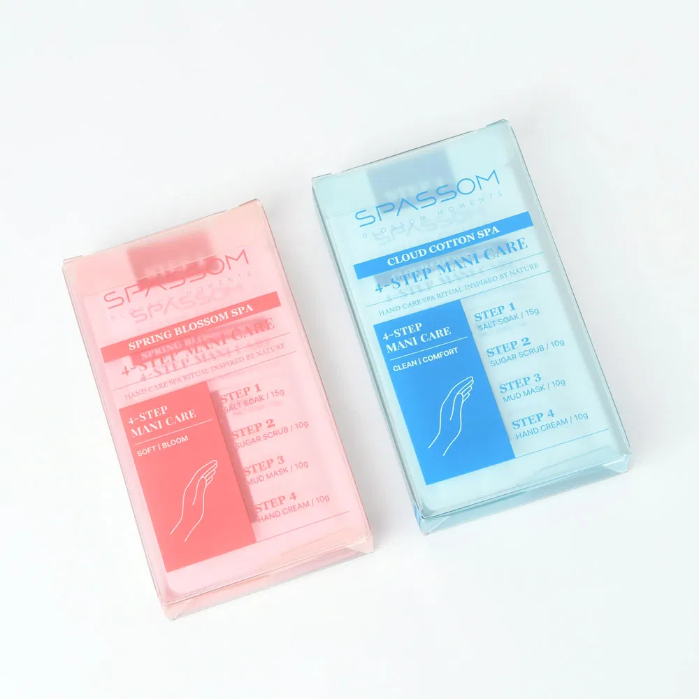 Korean SPA Beauty Products Skin Care Makeup Kit Salon Personal Hand Exfoliating Cleaning Manicure Cosmetics (4 Steps)