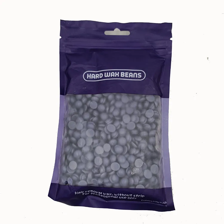 Customized Colorful Packaging Hard Wax Beans 100g Depilatory Wax Bead for Hair Removal Waxing for Bath
