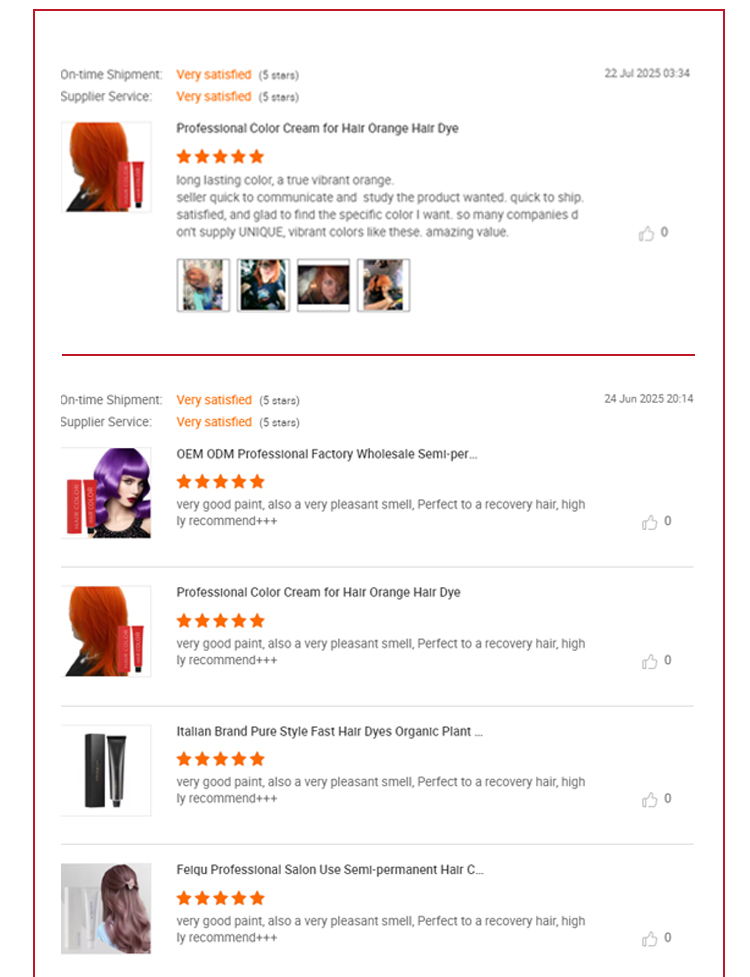 Hair Color Product Showcase 10