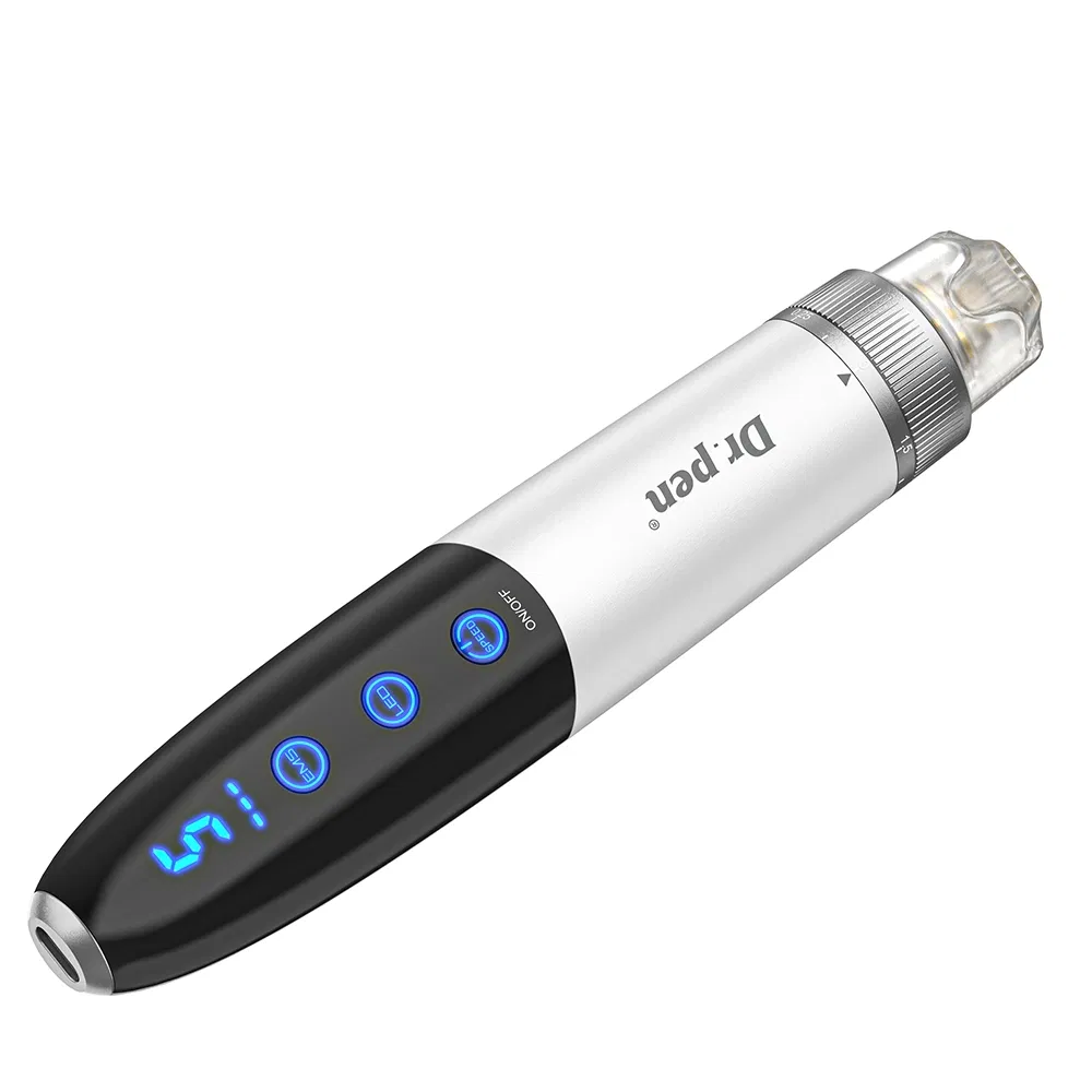 Professional Medical Grade Microneedling Pen Biopen EMS Microneedlng Pen Skincare Device EMS 5 Speeds LED Light Therapy Device for Sales