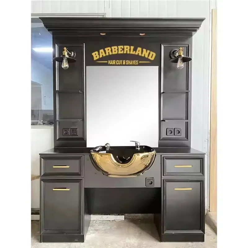 Hot Sale Modern Cheap New Design Hair Salon Hairdressing Mirrors Stations