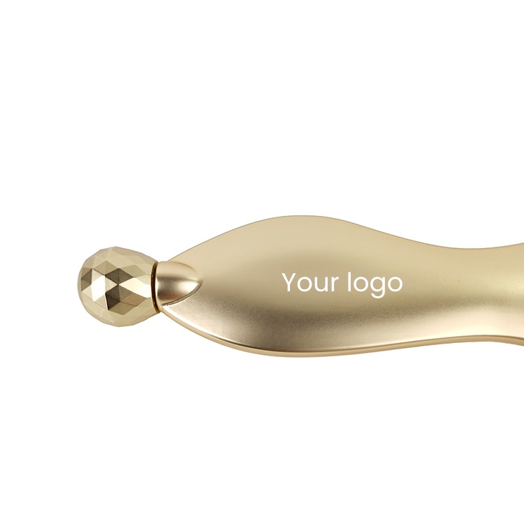 Customized LOGO Rose Goldfish Lifting Lymphatic Drainage Neck Roller Tightening Facial Gua Sha Board OEM Brand Home Commercial