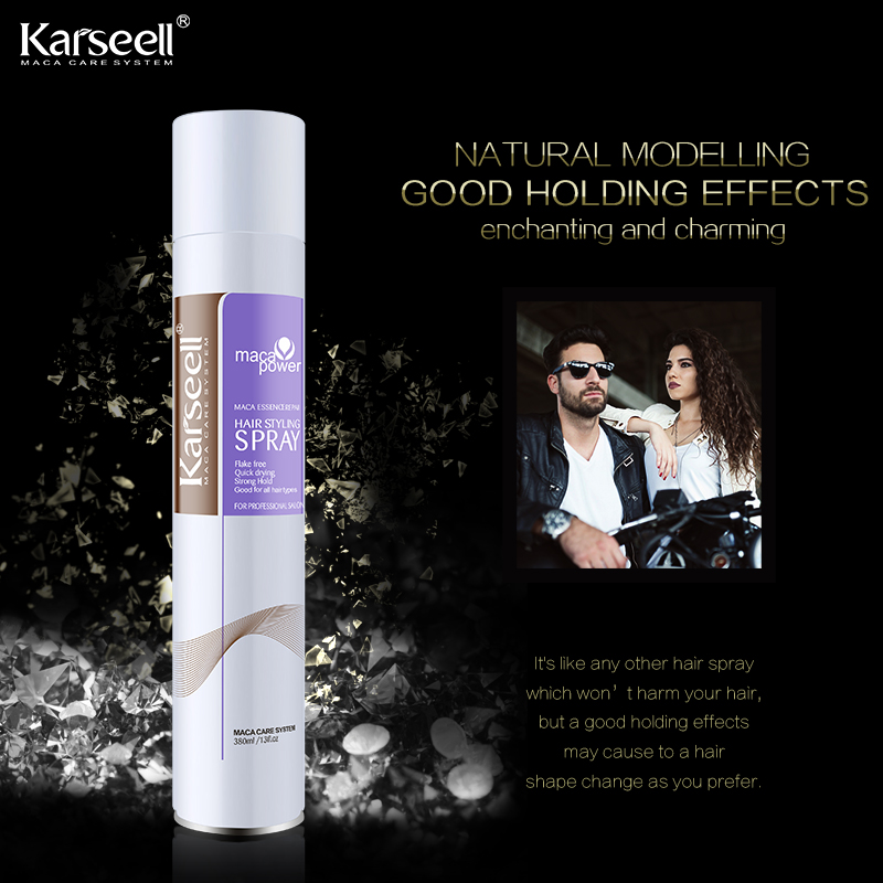 Karseell Professional 380ml Maca Power Hair Styling Spray for Making Your Hair Styling &amp; Nourishing