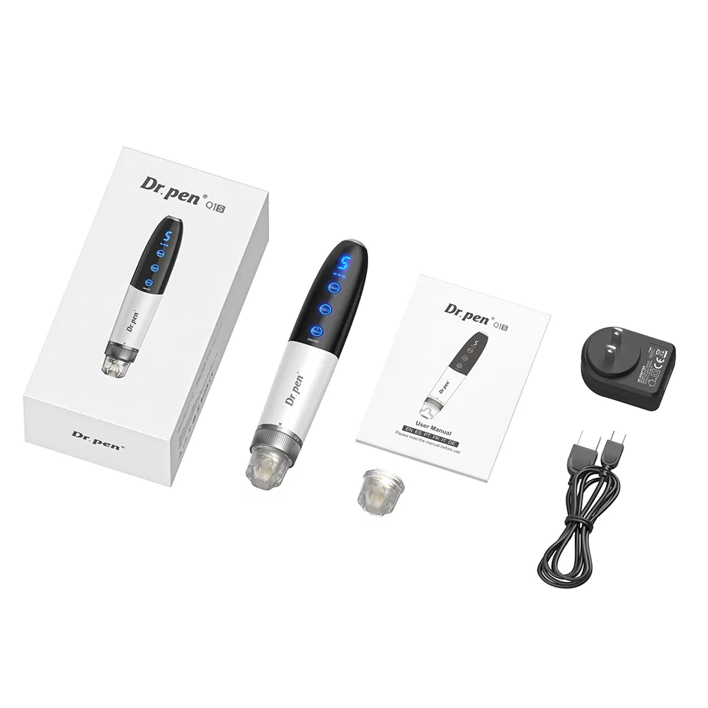 Professional Medical Grade Microneedling Pen Biopen EMS Microneedlng Pen Skincare Device EMS 5 Speeds LED Light Therapy Device for Sales