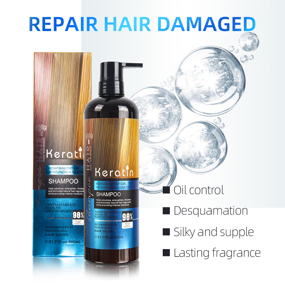 Hair Care Set Professional Organic Collagen Keratin Hair Shampoo