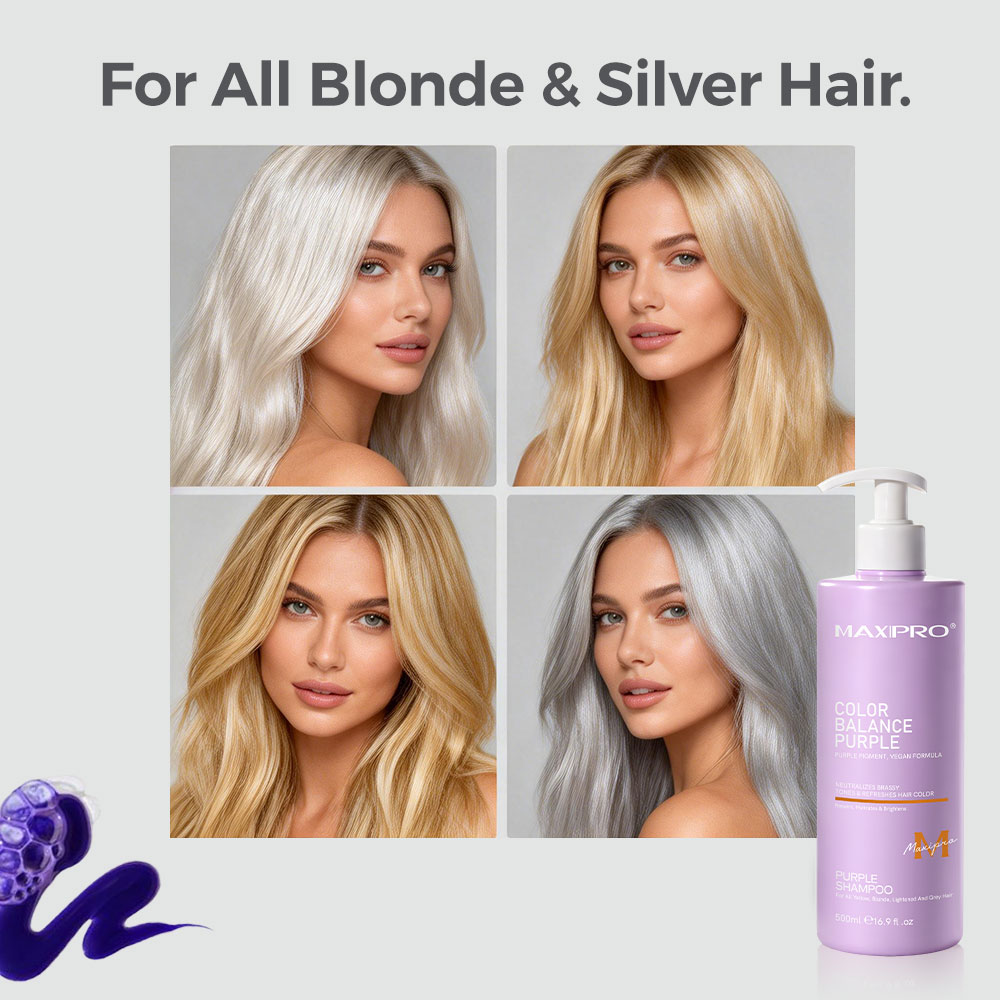Maxipro Hot Sale Colorful Hair Dye Shampoo Black in 5 Minutes Professional Professional Purple Hair Color Dye Shampoo