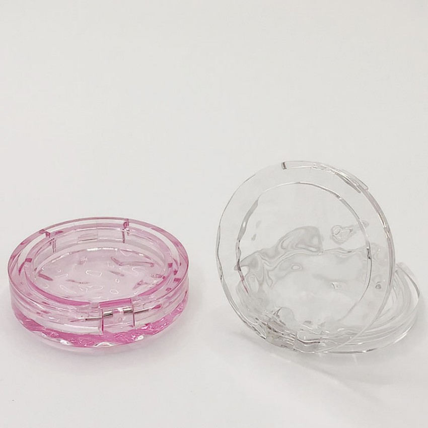 Wave Design Wholesale Custom Round Blush Box Cosmetic Packaging Beauty Product Professional Makeup