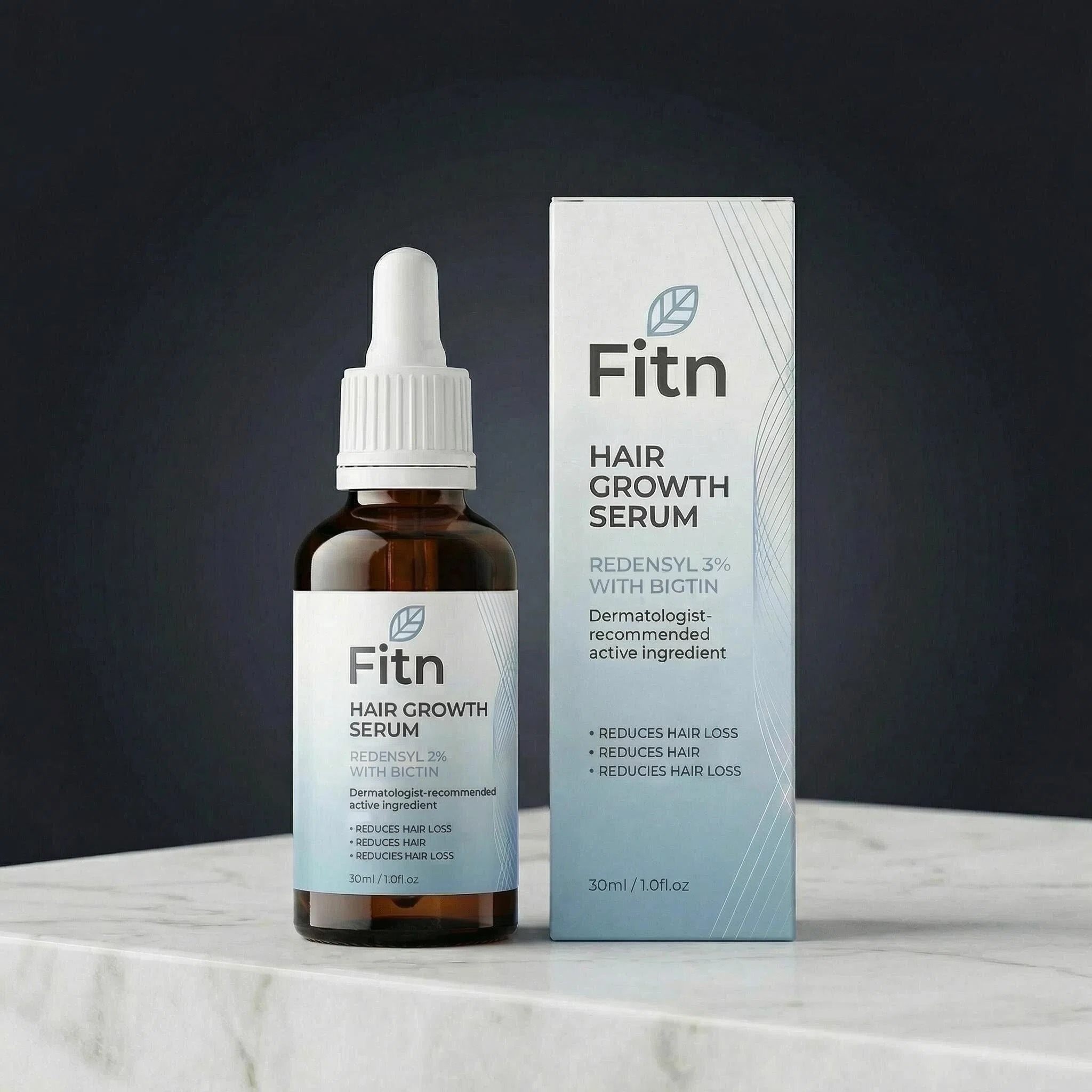 Redensyl 3 Biotin Peptide Hair Growth Serum Reduces Hair Loss Repairs Damage Revitalizes Follicles OEM Private Label Wholesale