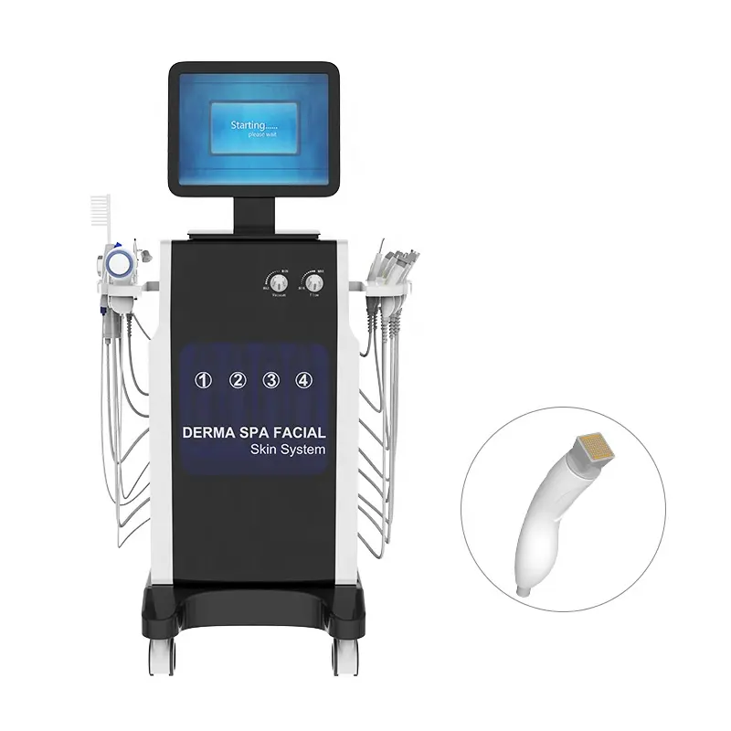 Oxygen Hydra Dermabrasion Skin Cleaning 15 Handles Hydra Machine Wrinkle Removal Professional for Spa and Salon Use