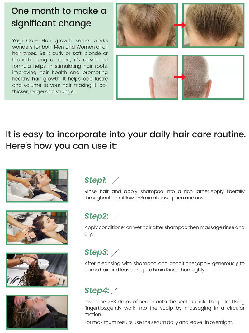 Hair growth set presentation 9