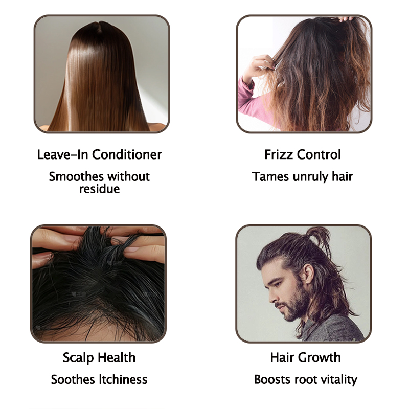 Hair & Scalp Growth Strengthening Treatment Bi-phase Serum Infused Essential Oil,Nourishing & Volumizing Remove Dandruff