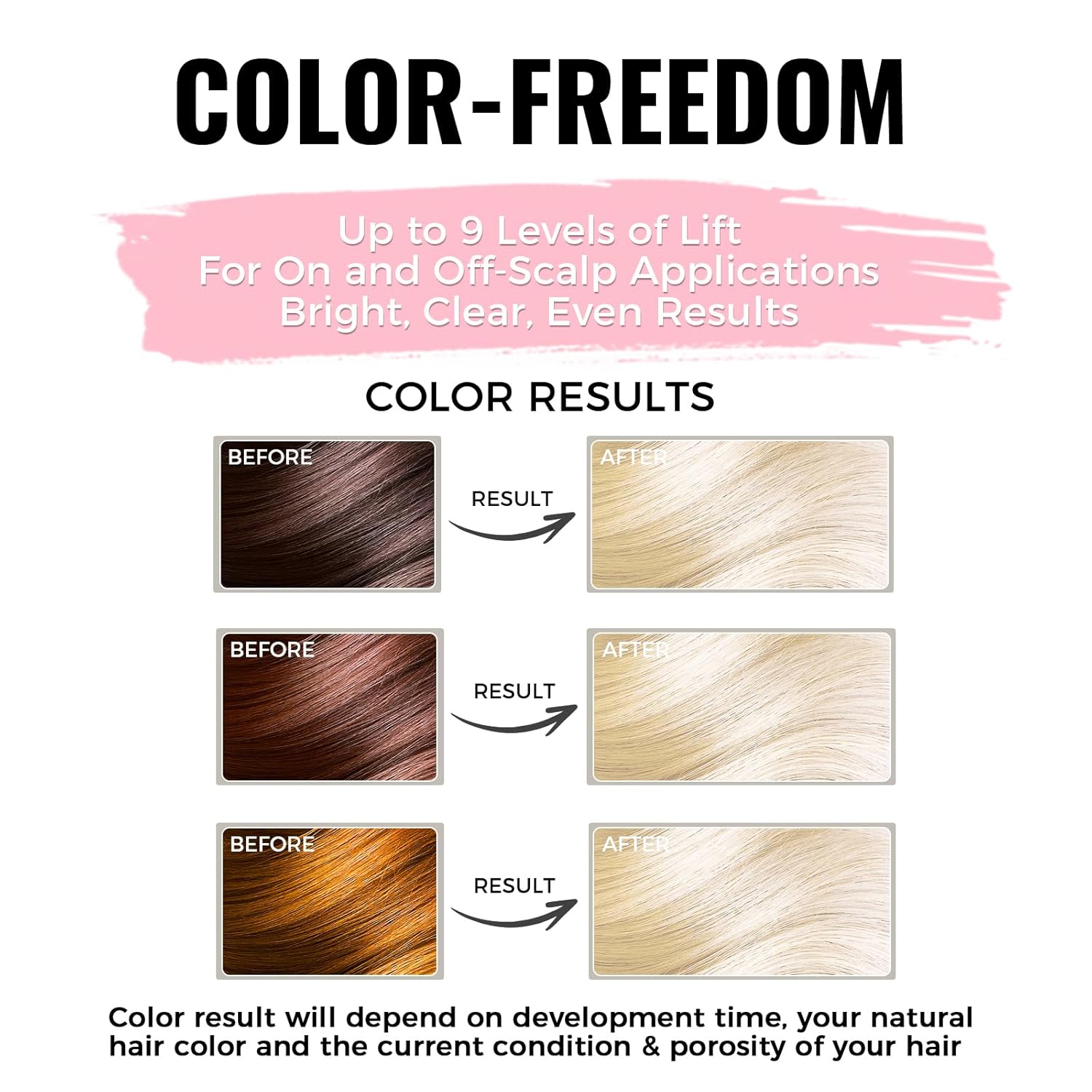 Runjia Newly Launched Professional 9-Level Performance 500g Semi-Permanent Hair Bleaching Powder High Quality Salon Use
