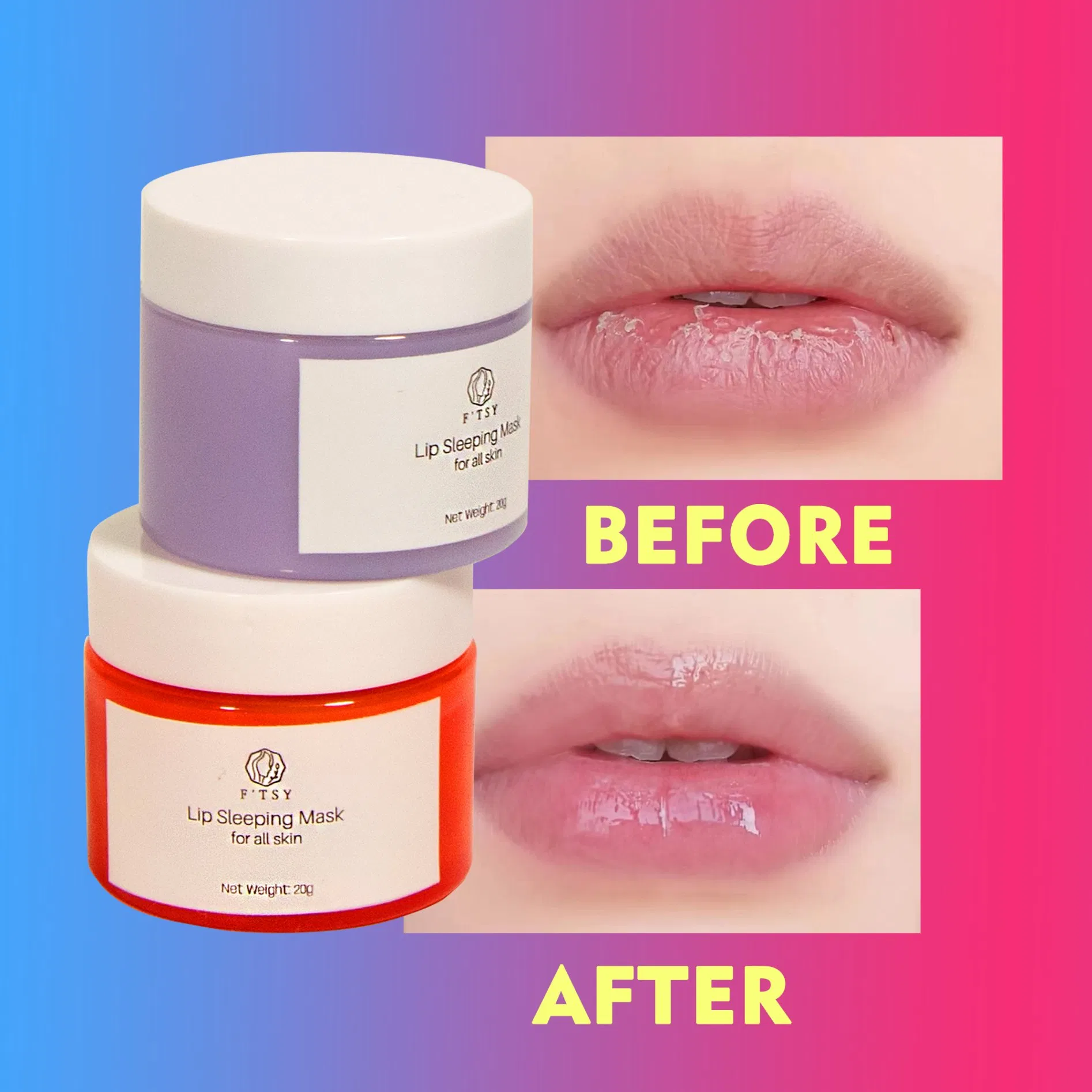 Wholesale Gel Treatment Lip Masks Plumping Lips Maks Lip Care Product