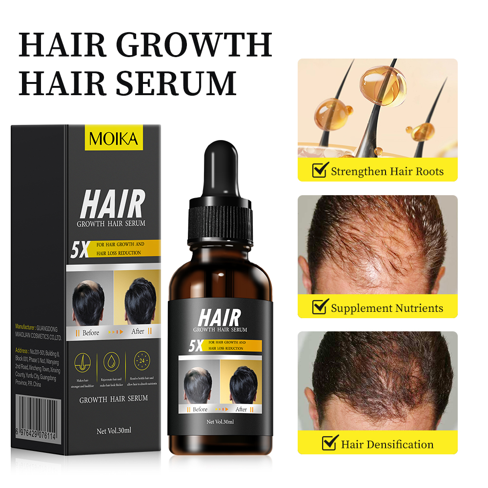100% Natural Private Label Hair Growth Oil Serum Rosemary Mint Scalp Strengthening Hair Growth Serum