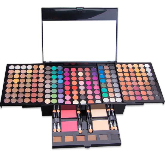 Professional 194 Color Makeup Kit Eyeshadow Palette, Cosmetic Eyeshadow, Multifunction Color Cosmsetics