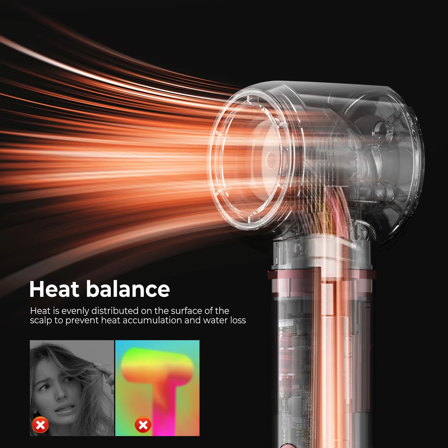 2025 High-Power Hair Dryer, Hair Salon, Barber Shop, 200 Million Negative Ion Hair Care, Hair Dryer, Household Hot Air Comb, Curling Iron, Set Box,