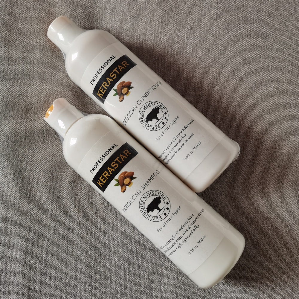 Argan Oil Shampoo Conditioner Leave in Heat protection Set Nourishing Argan Oil Product