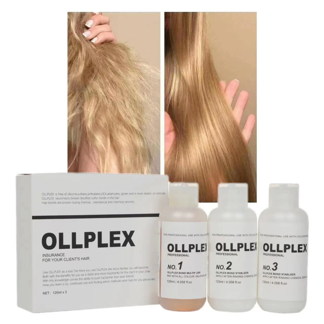 Olaplexer 1/2/3 Repair Damage Hair Treatment Professional Salon Product