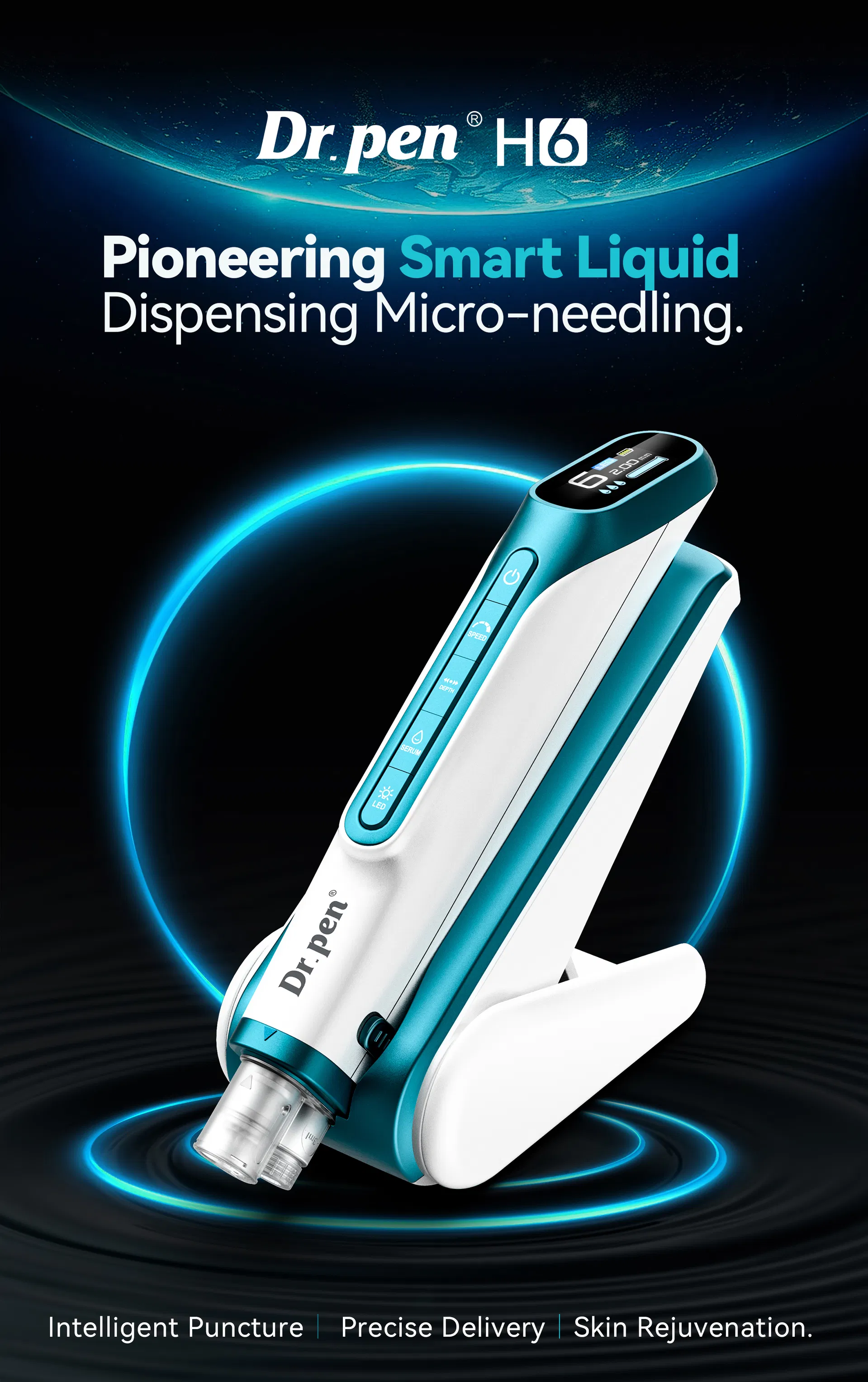 Dr Pen H6 Wireless Microneedling Pen Detail 1