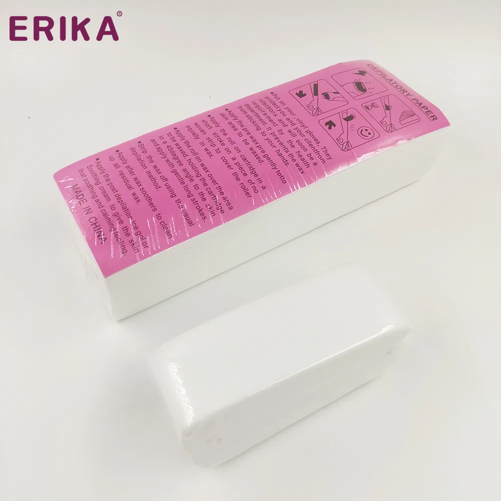 Custom Small Size Disposable Depilatory Wax Paper Strips Hair Removal Waxing Facial Strips for Eyebrows