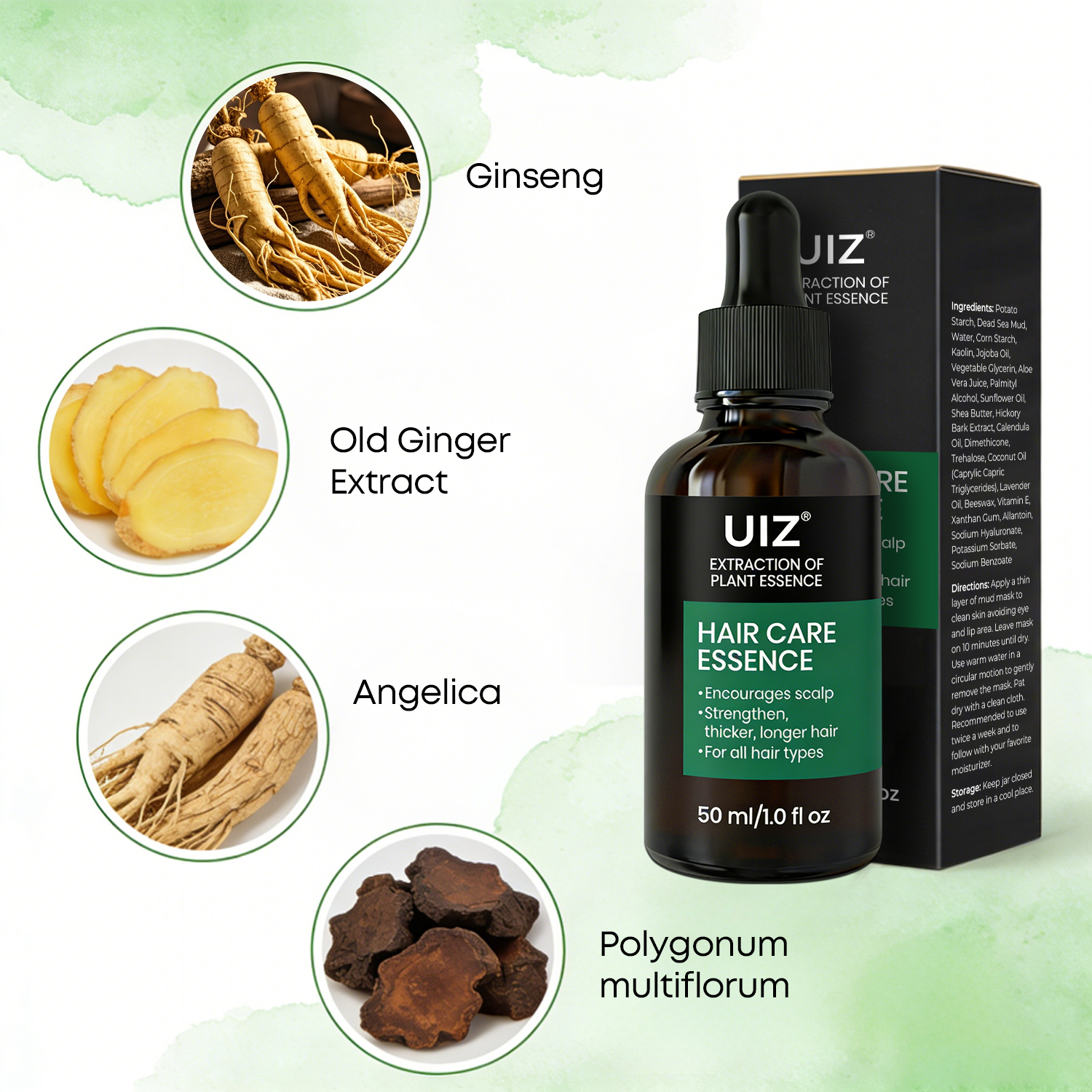 Private Label Hair Growth Oil Organic Baldness Hair Growth Regrowth Serum Oil for Hair Loss Treatment Strengthening Scalp Care